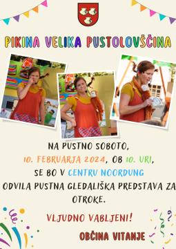 VABILO - Pikina velika pustolovščina